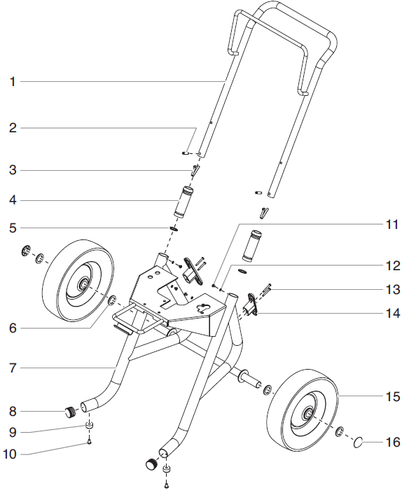 EPX2555 Advantage Series Upright Cart Assembly